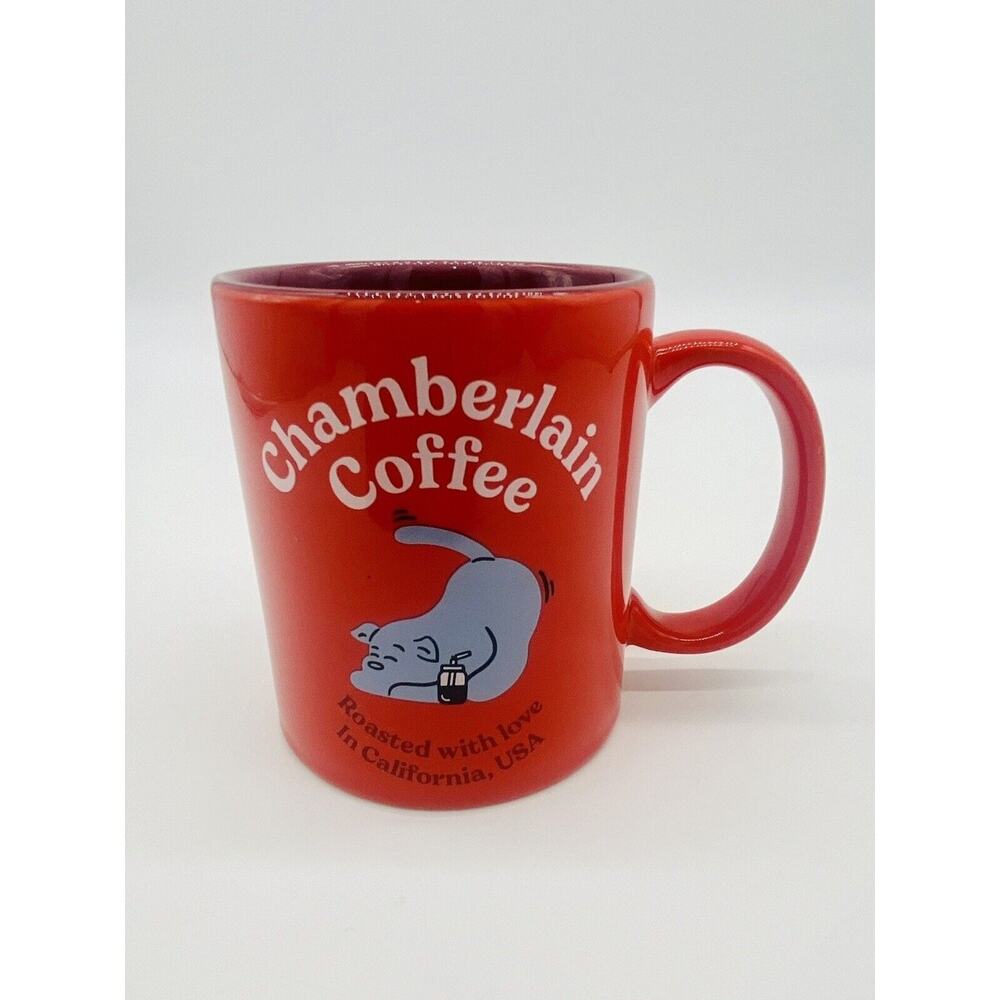 Emma Chamberlain Coffee mug “Social Dog” Roasted with Love in California